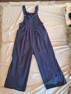 100% Cotton SHEIN Unity Solid Dual Pocket Overall Jumpsuit Without Tee Sz M